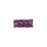 PRESTIGE Crystal, #5951 Fine Rocks Tube Bead without End Caps 15mm, Amethyst (1 Piece)