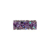 PRESTIGE Crystal, #5951 Fine Rocks Tube Bead without End Caps 15mm, Light Amethyst / Paradise Shine (1 Piece)