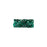 PRESTIGE Crystal, #5951 Fine Rocks Tube Bead without End Caps 15mm, Emerald (1 Piece)