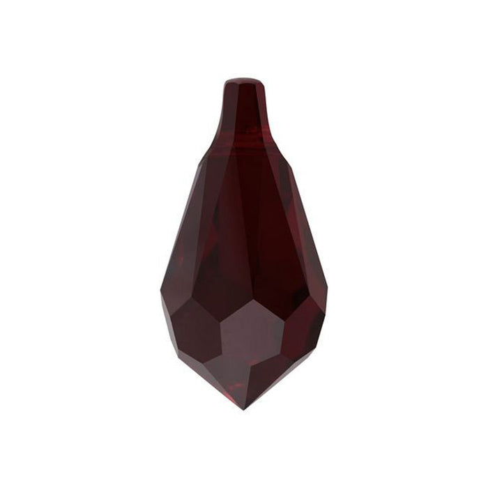 PRESTIGE Crystal, #6000 Teardrop Pendant 15mm, Siam (1 Piece)