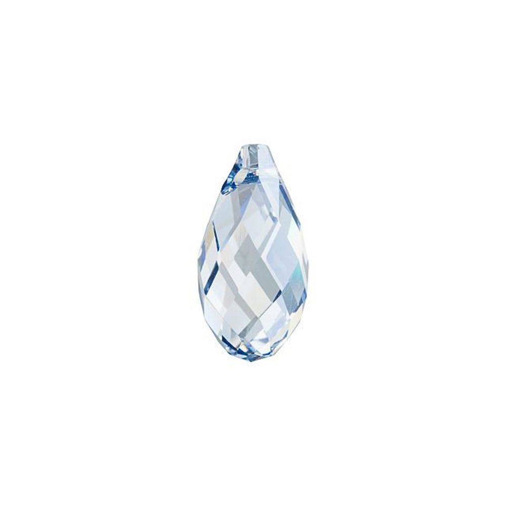 PRESTIGE Crystal, #6010 Briolette Pendant 13x6.5mm, Crystal Blue Shade (1 Piece)