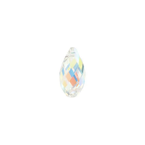 PRESTIGE Crystal, #6010 Briolette Pendant 11x5mm, Crystal AB (1 Piece)