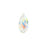 PRESTIGE Crystal, #6010 Briolette Pendant 13mm, Crystal AB (1 Piece)
