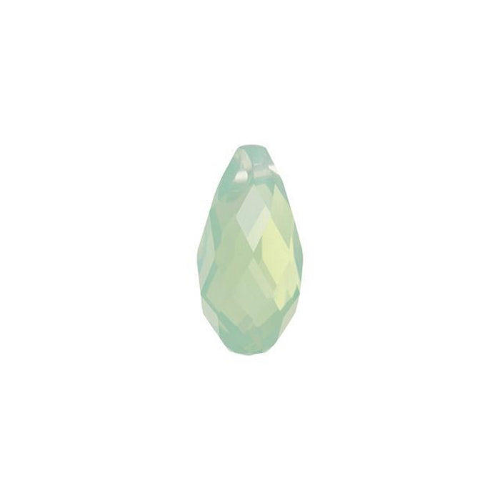 PRESTIGE Crystal, #6010 Briolette Pendant 13x6.5mm, Chrysolite Opal (1 Piece)