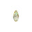 PRESTIGE Crystal, #6010 Briolette Pendant 11x5mm, Luminous Green (1 Piece)