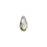PRESTIGE Crystal, #6010 Briolette Pendant 11x5.5mm, Crystal Paradise Shine (1 Piece)