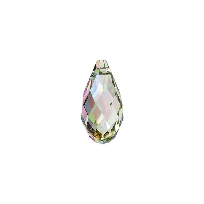PRESTIGE Crystal, #6010 Briolette Pendant 13x6.5mm, Crystal Paradise Shine (1 Piece)