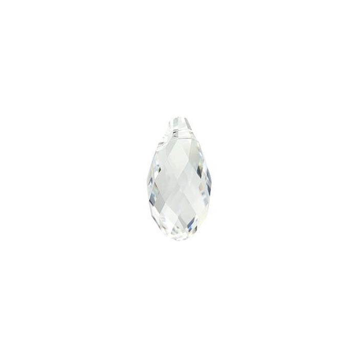 PRESTIGE Crystal, #6010 Briolette Pendant 11x5mm, Crystal (1 Piece)