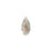 PRESTIGE Crystal, #6010 Briolette Pendant 11x5mm, Greige (1 Piece)