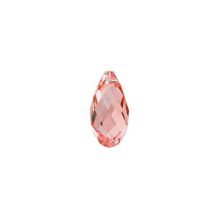 PRESTIGE Crystal, #6010 Briolette Pendant 11x5mm, Peach (1 Piece)