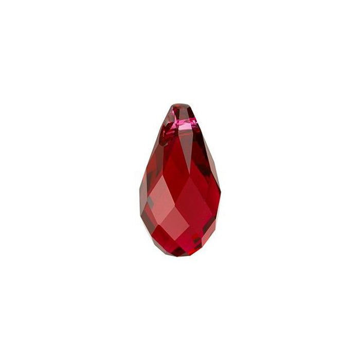 PRESTIGE Crystal, #6010 Briolette Pendant 13x6.5mm, Scarlet (1 Piece)