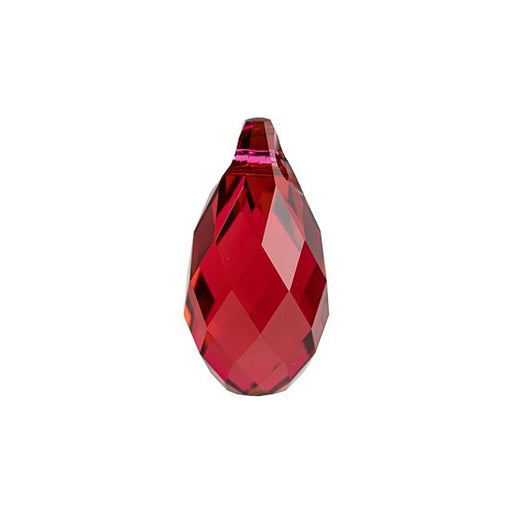 PRESTIGE Crystal, #6010 Briolette Pendant 17mm, Scarlet (1 Piece)