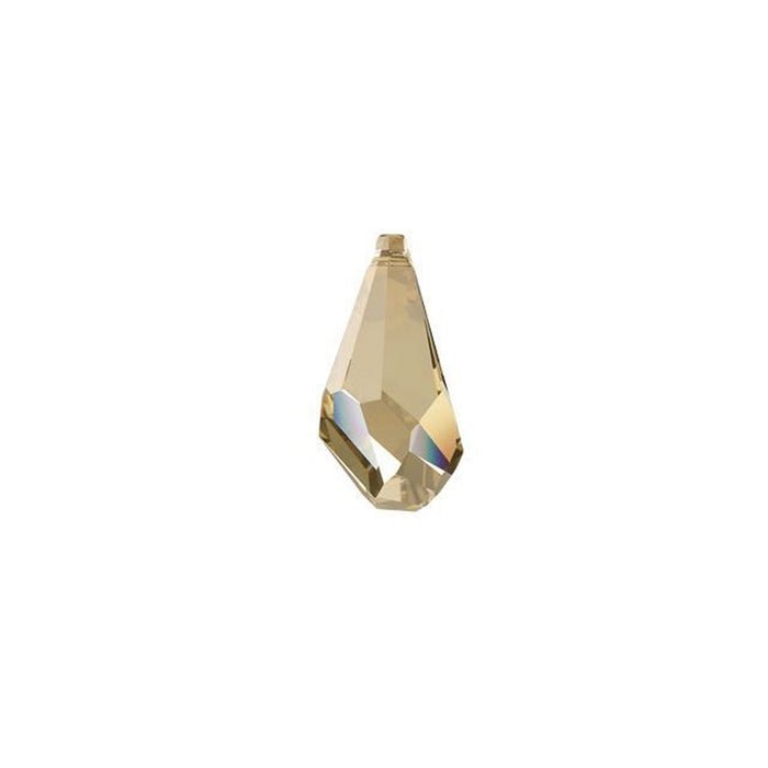 PRESTIGE Crystal, #6015 Polygon Pendant 21mm, Crystal Golden Shadow (1 Piece)