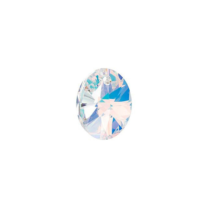 PRESTIGE Crystal, #6028 Oval Pendant 10mm, Crystal AB (1 Piece)