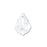 PRESTIGE Crystal, #6090 Baroque Pendant 16mm, Crystal (1 Piece)