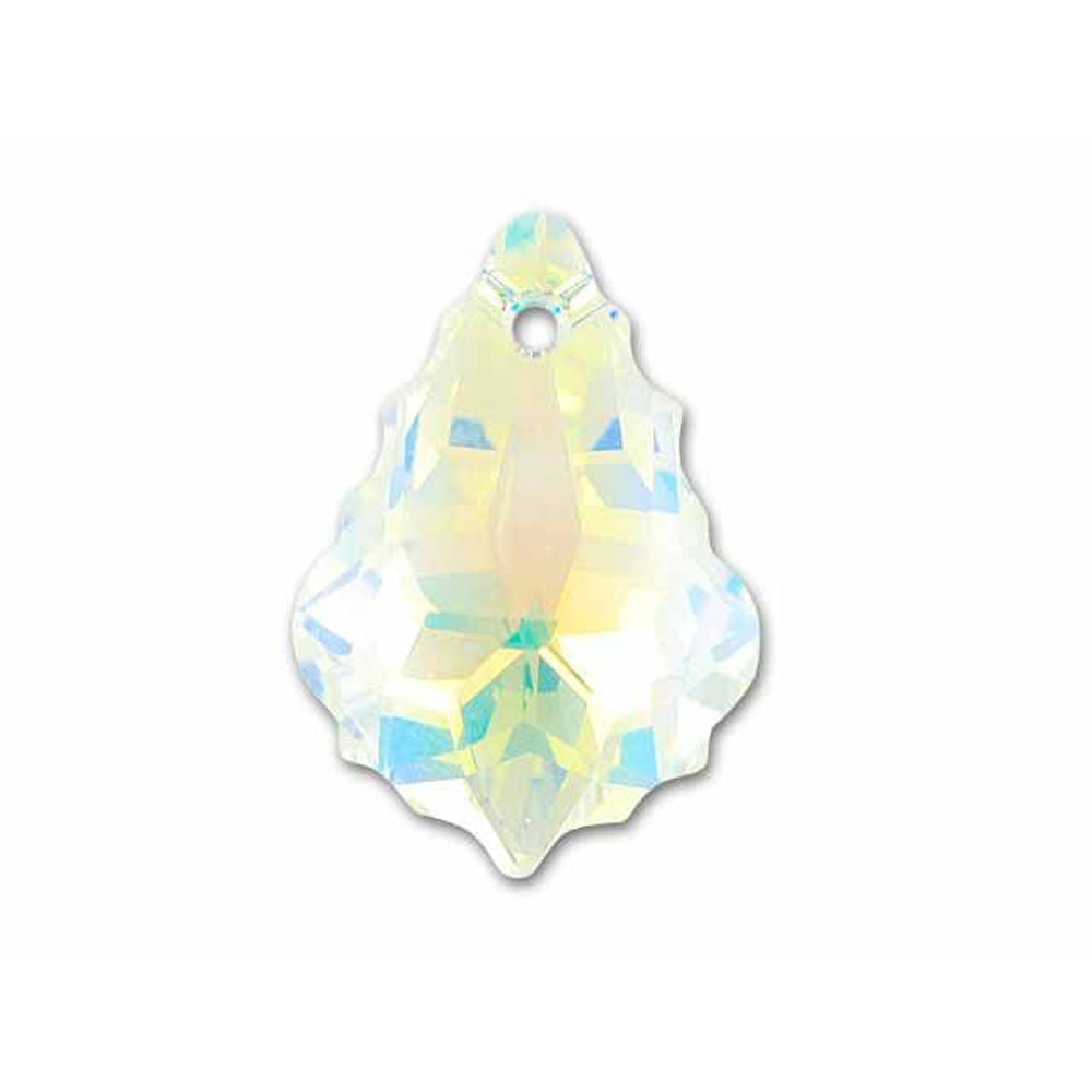 PRESTIGE Crystal, #6090 Baroque Pendant 22mm, Crystal AB (1 Piece)