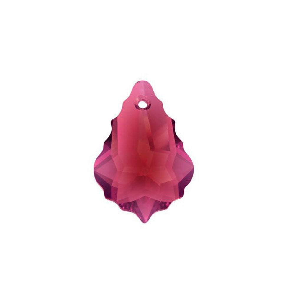 PRESTIGE Crystal, #6090 Baroque Pendant 16mm, Ruby (1 Piece)