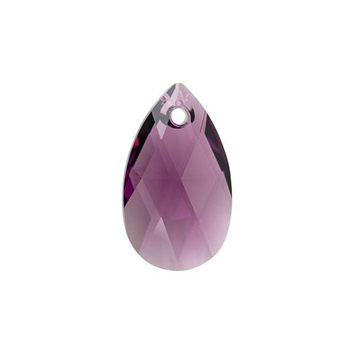 PRESTIGE Crystal, #6106 Pear-Shaped Pendant 22mm, Amethyst (1 Piece)