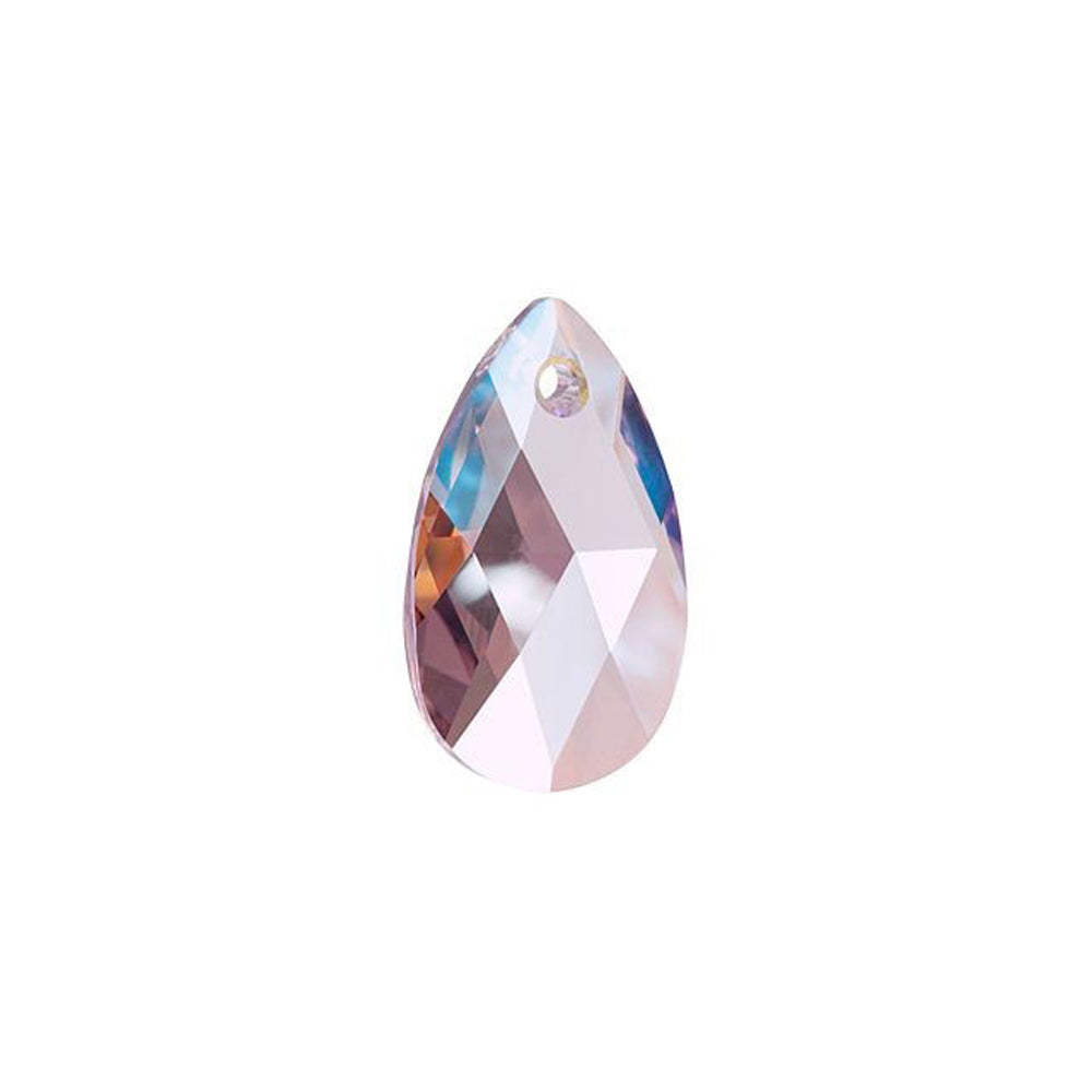 PRESTIGE Crystal, #6106 Pear-Shaped Pendant 16mm, Light Amethyst Shimmer (1 Piece)
