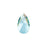 PRESTIGE Crystal, #6106 Pear-Shaped Pendant 16mm, Aquamarine Shimmer (1 Piece)