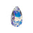 PRESTIGE Crystal, #6106 Pear-Shaped Pendant 22mm, Crystal AB (1 Piece)