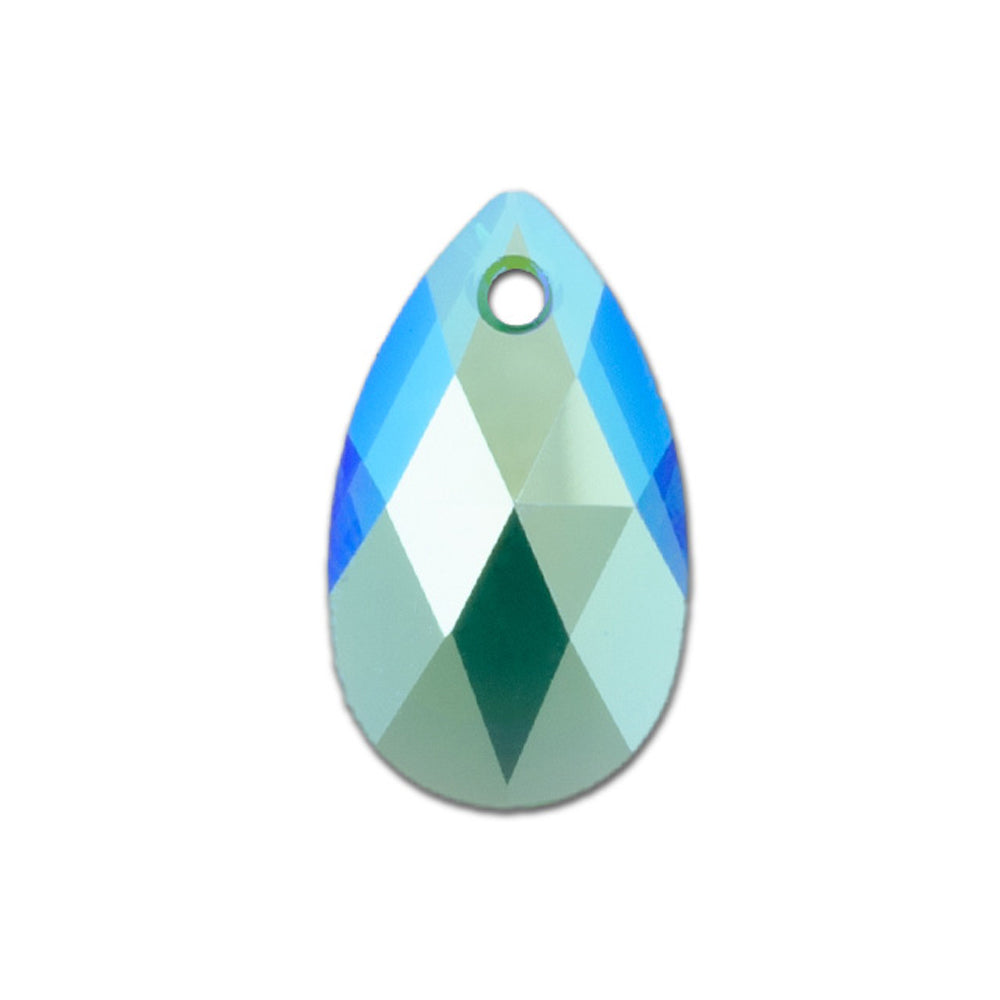 PRESTIGE Crystal, #6106 Pear-Shaped Pendant 22mm, Emerald Shimmer (1 Piece)