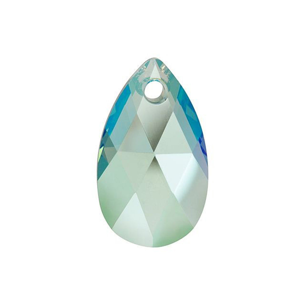 PRESTIGE Crystal, #6106 Pear-Shaped Pendant 22mm, Erinite Shimmer (1 Piece)