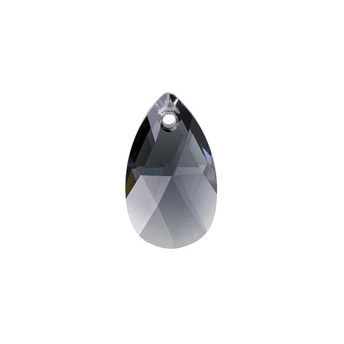 PRESTIGE Crystal, #6106 Pear-Shaped Pendant 16mm, Graphite (1 Piece)