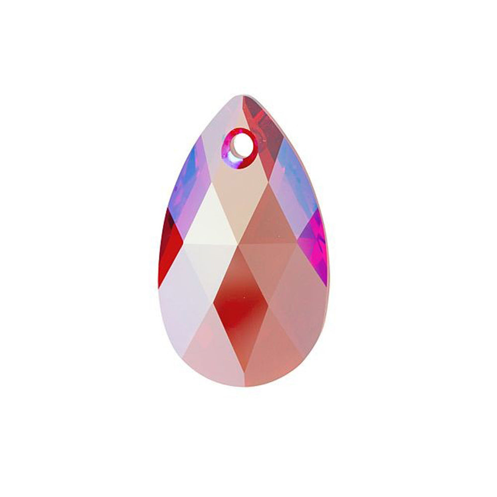 PRESTIGE Crystal, #6106 Pear-Shaped Pendant 22mm, Light Siam Shimmer (1 Piece)
