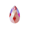 PRESTIGE Crystal, #6106 Pear-Shaped Pendant 22mm, Light Siam Shimmer (1 Piece)