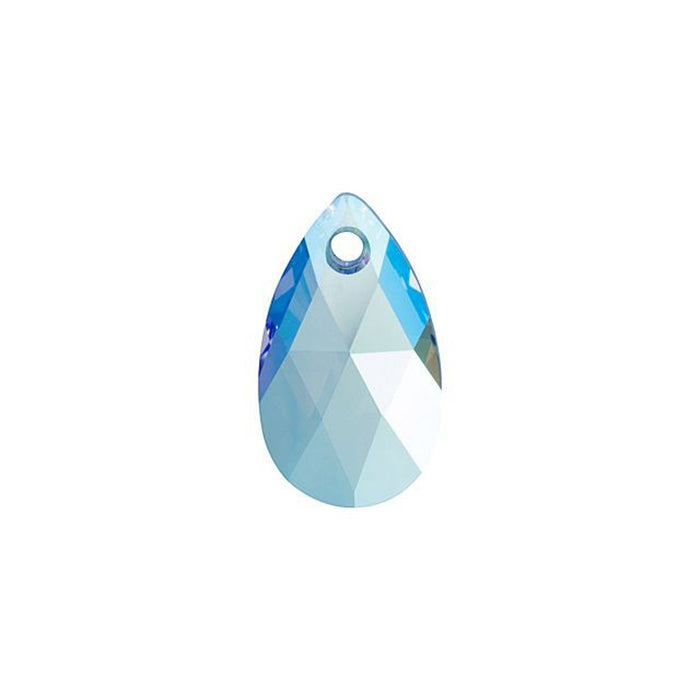 PRESTIGE Crystal, #6106 Pear-Shaped Pendant 16mm, Light Sapphire Shimmer (1 Piece)