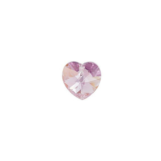 PRESTIGE Crystal, #6228 Heart Pendant 14mm, Light Amethyst Shimmer (1 Piece)