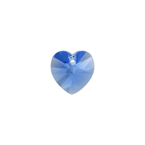 PRESTIGE Crystal, #6228 Heart Pendant 18mm, Sapphire (1 Piece)