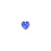 PRESTIGE Crystal, #6228 Heart Pendant 10mm, Sapphire AB (1 Piece)