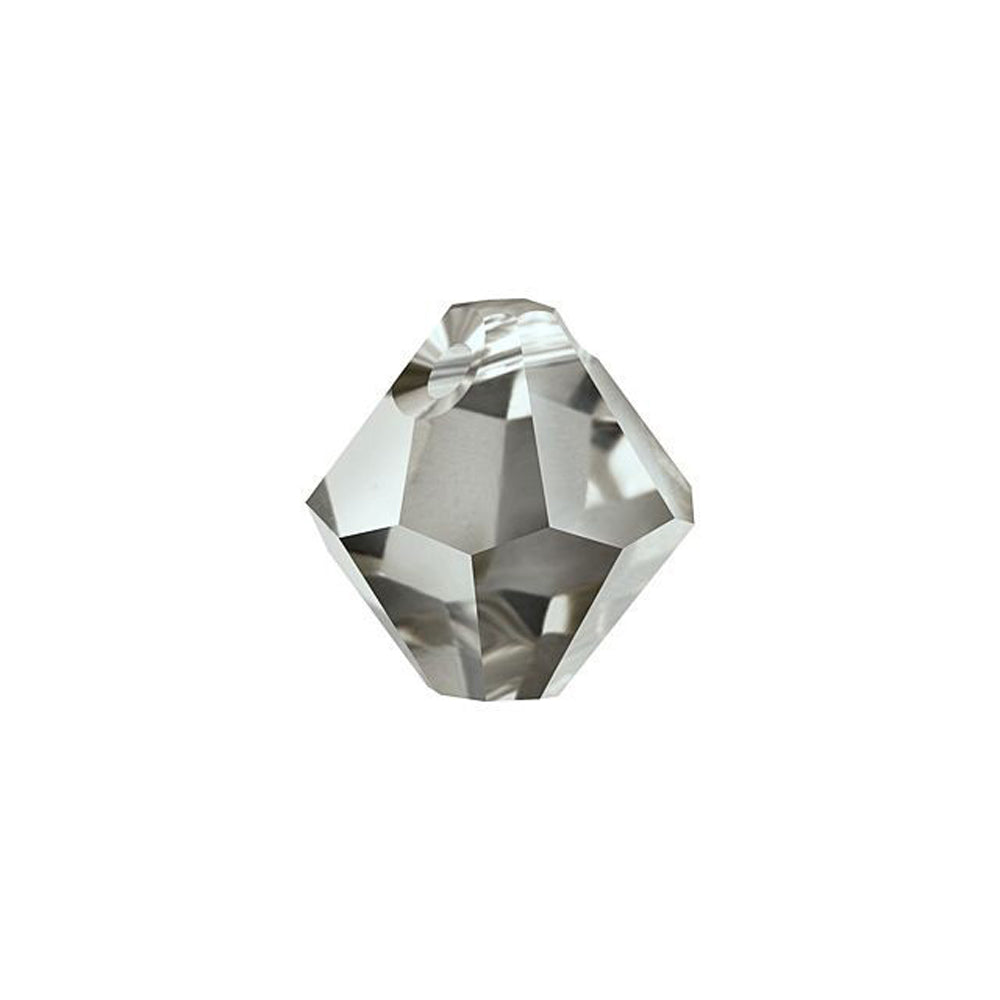 PRESTIGE Crystal, #6301 Bicone Pendant 6mm, Black Diamond (1 Piece)