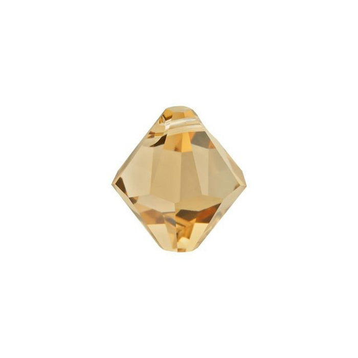 PRESTIGE Crystal, #6301 Bicone Pendant 6mm, Light Colorado Topaz (1 Piece)