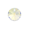 PRESTIGE Crystal, #6428 Xilion Round Pendant 8mm, Crystal AB (1 Piece)