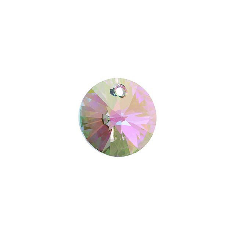 PRESTIGE Crystal, #6428 Xilion Round Pendant 6mm, Crystal Paradise Shine (1 Piece)