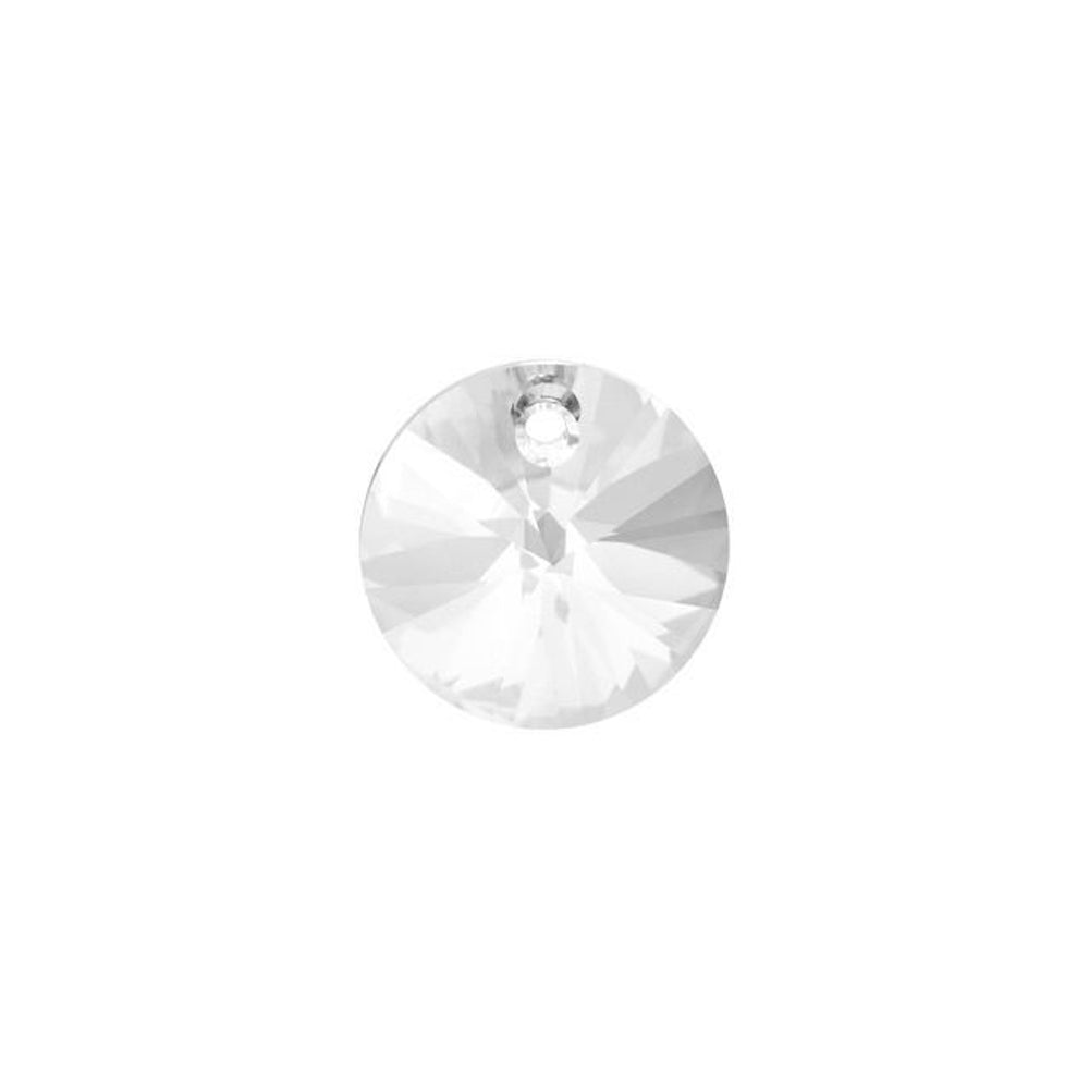 PRESTIGE Crystal, #6428 Xilion Round Pendant 6mm, Crystal (1 Piece)