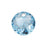 PRESTIGE Crystal, #6430 Round Classic Cut Pendant 14mm, Aquamarine (1 Piece)