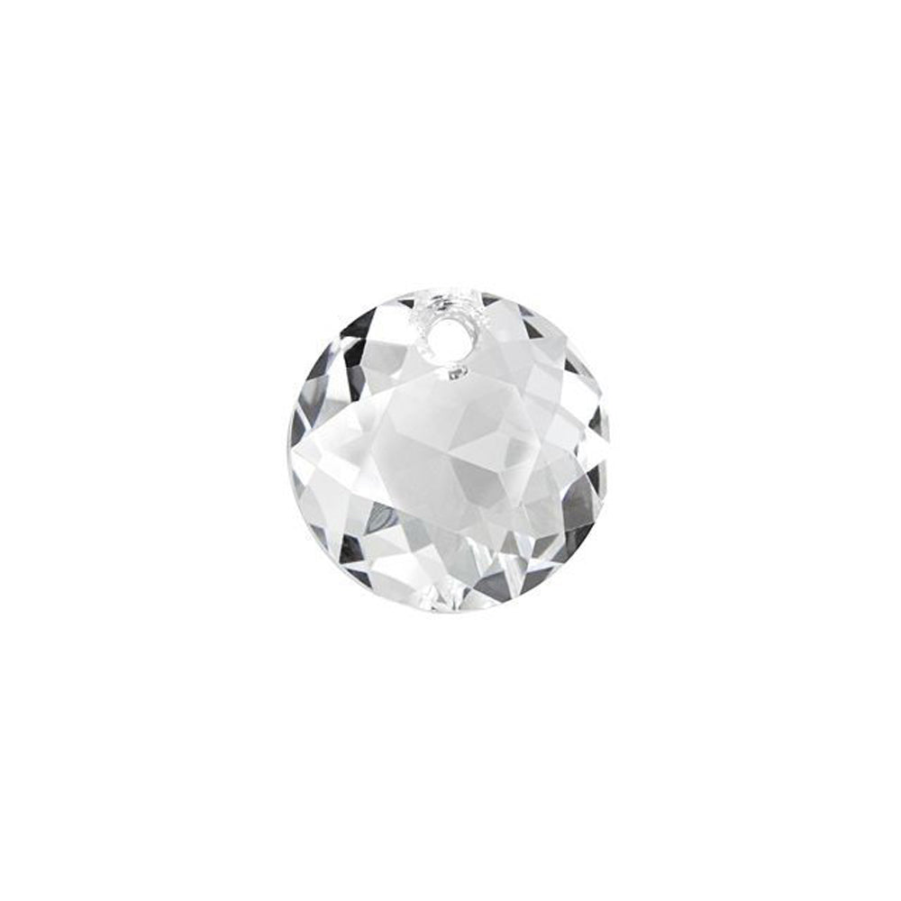 PRESTIGE Crystal, #6430 Round Classic Cut Pendant 10mm, Crystal (1 Piece)