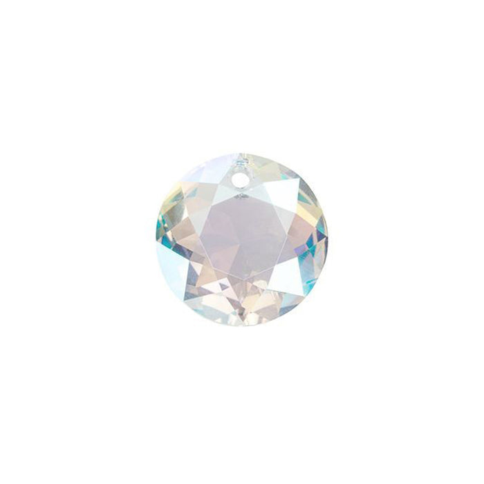 PRESTIGE Crystal, #6430 Round Classic Cut Pendant 10mm, Crystal Shimmer (1 Piece)