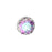 PRESTIGE Crystal, #6430 Round Classic Cut Pendant 10mm, Crystal Vitrail Light (1 Piece)