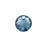 PRESTIGE Crystal, #6430 Round Classic Cut Pendant 10mm, Montana Sapphire (1 Piece)