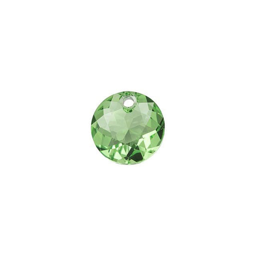 PRESTIGE Crystal, #6430 Round Classic Cut Pendant 8mm, Peridot (1 Piece)