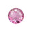 PRESTIGE Crystal, #6430 Round Classic Cut Pendant 14mm, Rose (1 Piece)