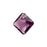 PRESTIGE Crystal, #6431 Princess Cut Pendant 16mm, Amethyst (1 Piece)