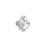 PRESTIGE Crystal, #6431 Princess Cut Pendant 12mm, Crystal (1 Piece)