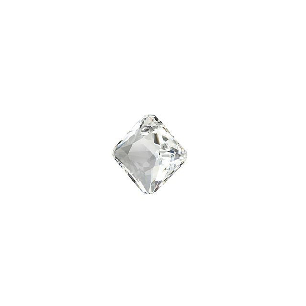 PRESTIGE Crystal, #6431 Princess Cut Pendant 9mm, Crystal (1 Piece)
