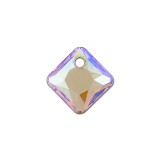 PRESTIGE Crystal, #6431 Princess Cut Pendant 12mm, Light Colorado Topaz Shimmer (1 Piece)